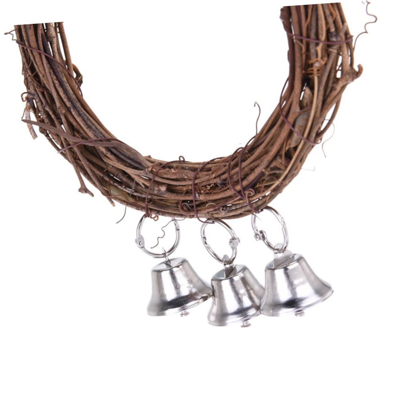 FRCOLOR Juguetes para Periquitos 3 Piezas Loro Juguetes Columpio para pájaros Juguetes para pájaros Columpio de pájaro Juguete para morder Loro Periquito el Columpio Xuan Feng De Madera