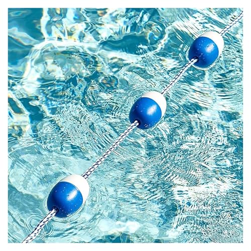 Corde de sécurité et lignes de natation pour délimiter la zone de baignade