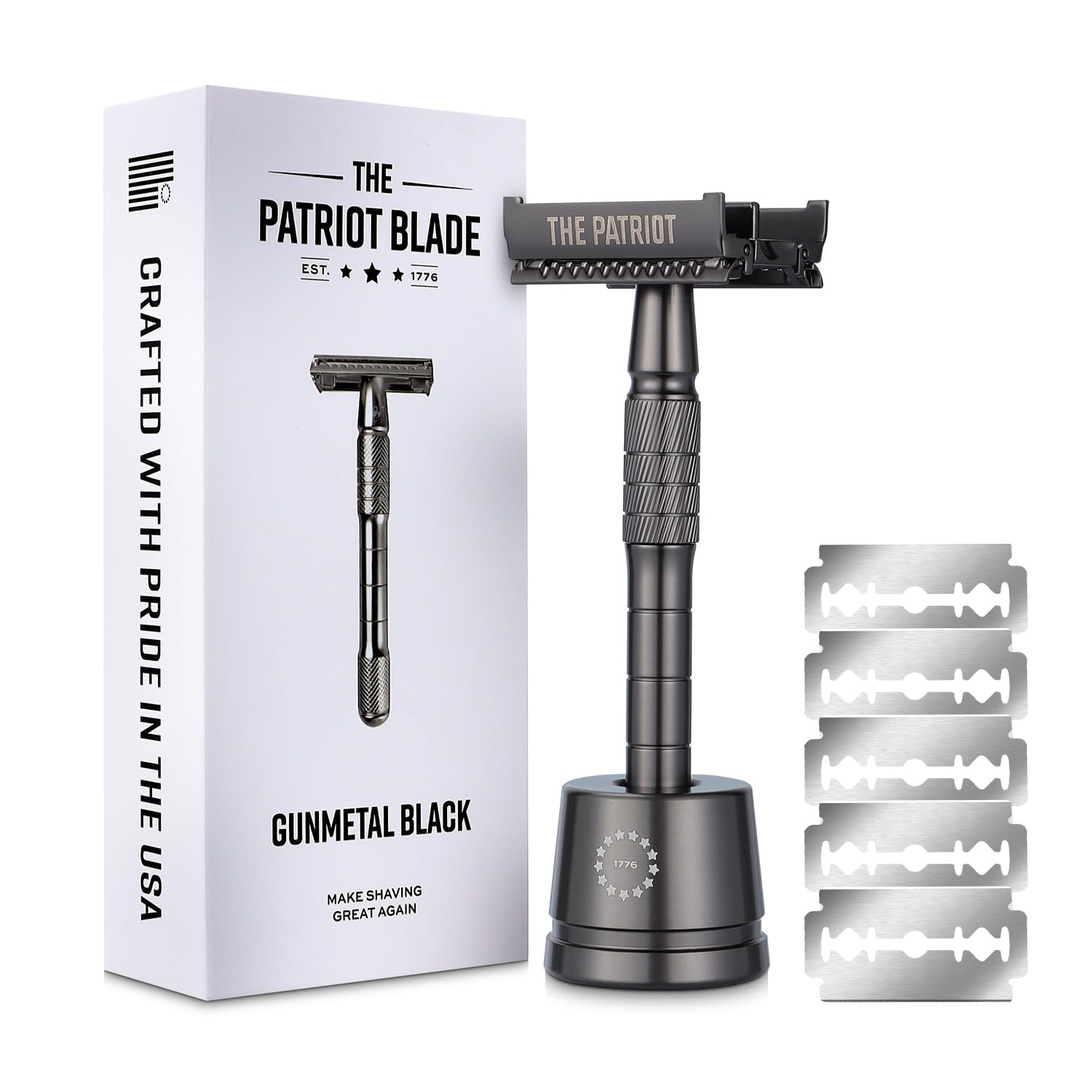 Amazon.com: The Patriot Blade Double Edge Safety Razor - Swedish