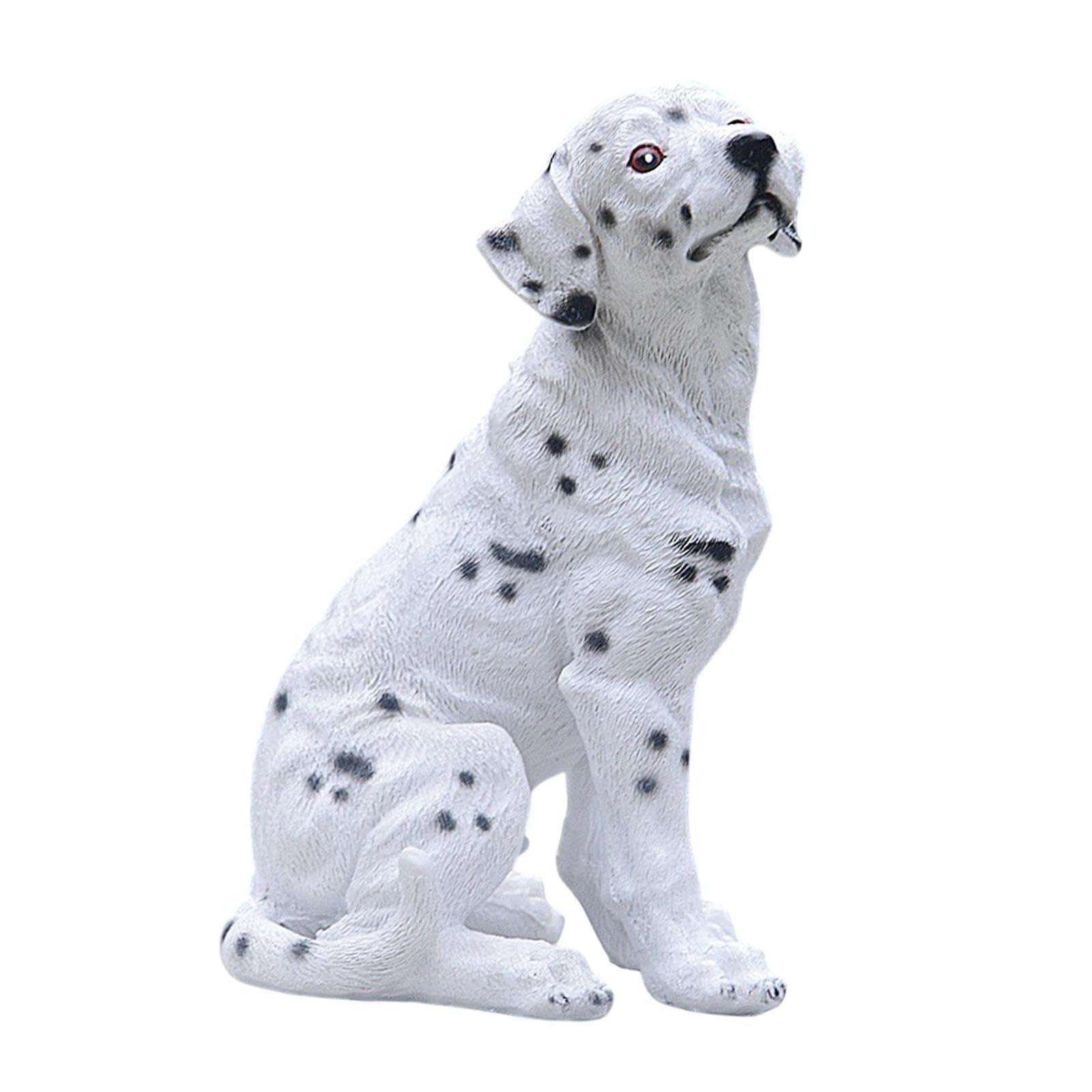 AMSLSIU Charming Dog Statue Cute Figurine Tabletop Decoration Suitable For