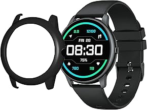 Giaogor Cover case compatible with AGPTEK LW11 Ultra Slim PC Case for AGPTEK LW11 Smartwatch (Black)