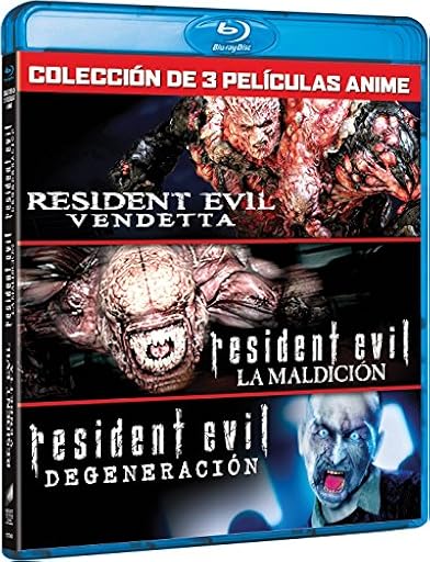 Pack Resident Evil: Vendetta (3 Peliculas) [Blu-ray] | Ya disponible en tu tienda friki favorita! En mundofriki.es!
