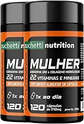 Kit 2 Multivitaminico para Mulher 240 Capsulas Longa Duração 4 Meses Vitamina az Polivitaminico