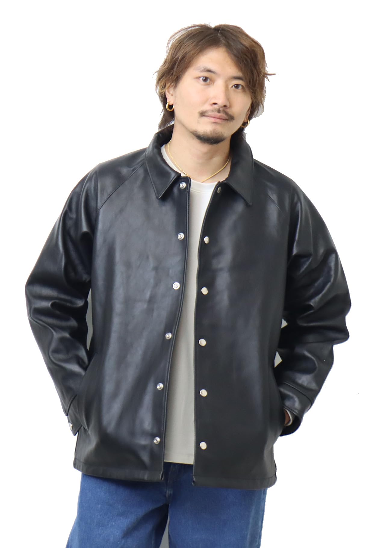 COACH - 美品 本革COACH コーチ ボア レザージャケット シープスキン 