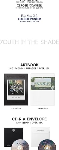 Miniatura 3 de ZEROBASEONE JUVENTUD en la Sombra 1er Mini Álbum CD+POB+Libro de Art+Tarjeta de fotos Selfie+Juego de marcos de fotos+Tarjeta de