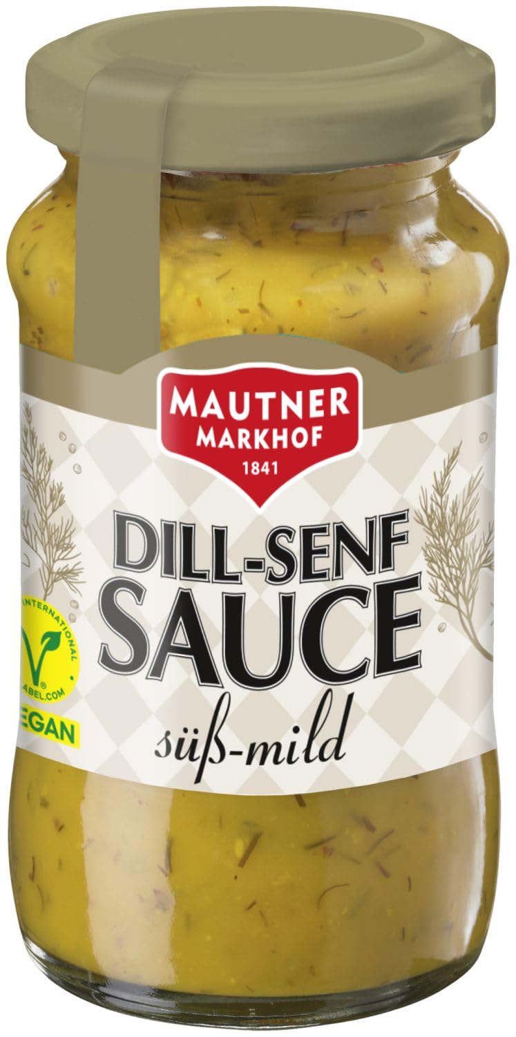 Mautner Markhof Salsa de mostaza de eneldo, 140 g