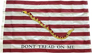 4 Less Co 3x5 ft FIRST NAVY JACK Embroidered Nylon Flag