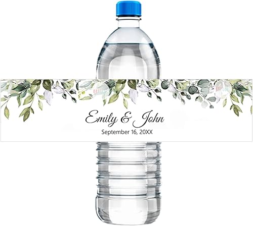 Miniatura 7 de 30 etiquetas personalizadas para botellas de agua para fiestas de cumpleaños, bodas, compromisos, etiquetas personalizadas para botellas de agua de
