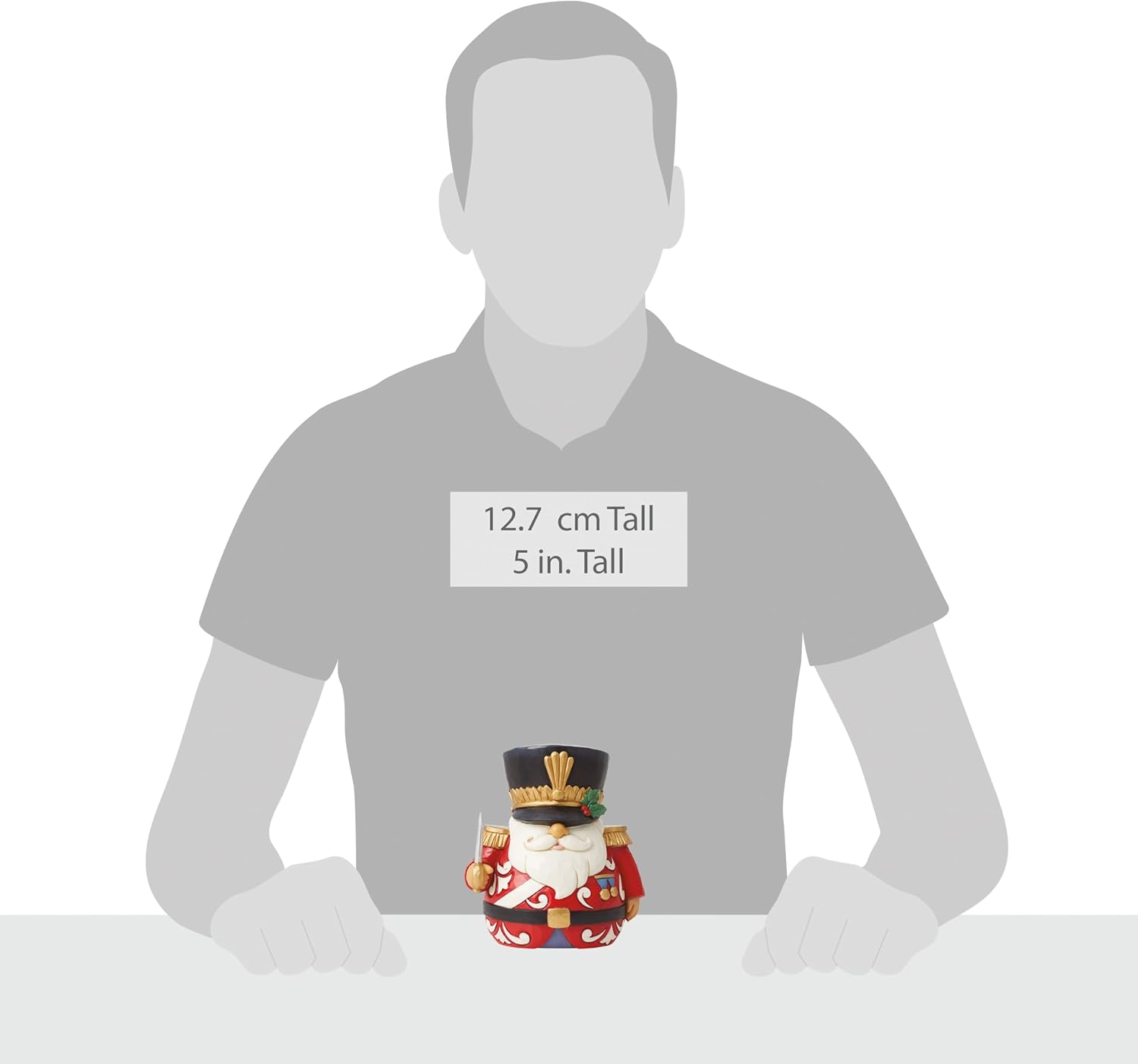 Enesco Jim Shore Heartwood Creek Toy Soldier Gnome Figurine, 5.1 Inch, Multicolor - Image 4