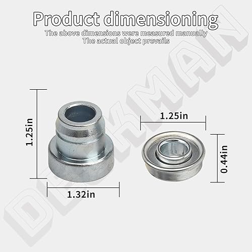 Miniatura 3 de 104-8698 y 104-8699 Kit de rodamientos de bolas compatible con ro Recycler 22/cortacésped, para comercial 21, 30 compatible con 10655 10656 10662