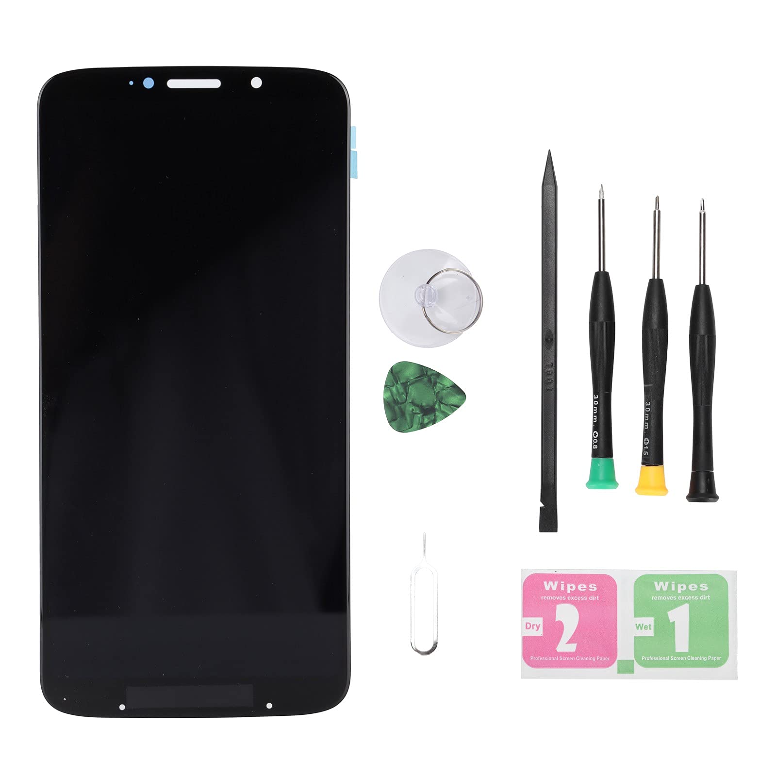 POENVFPO Pełny Zestaw Narzędzi Instalacyjnych Wyświetlacz LCD -Touch -Touch Digitizery Screen Wymiana dla Motocyklowego Z3 Play XT1929