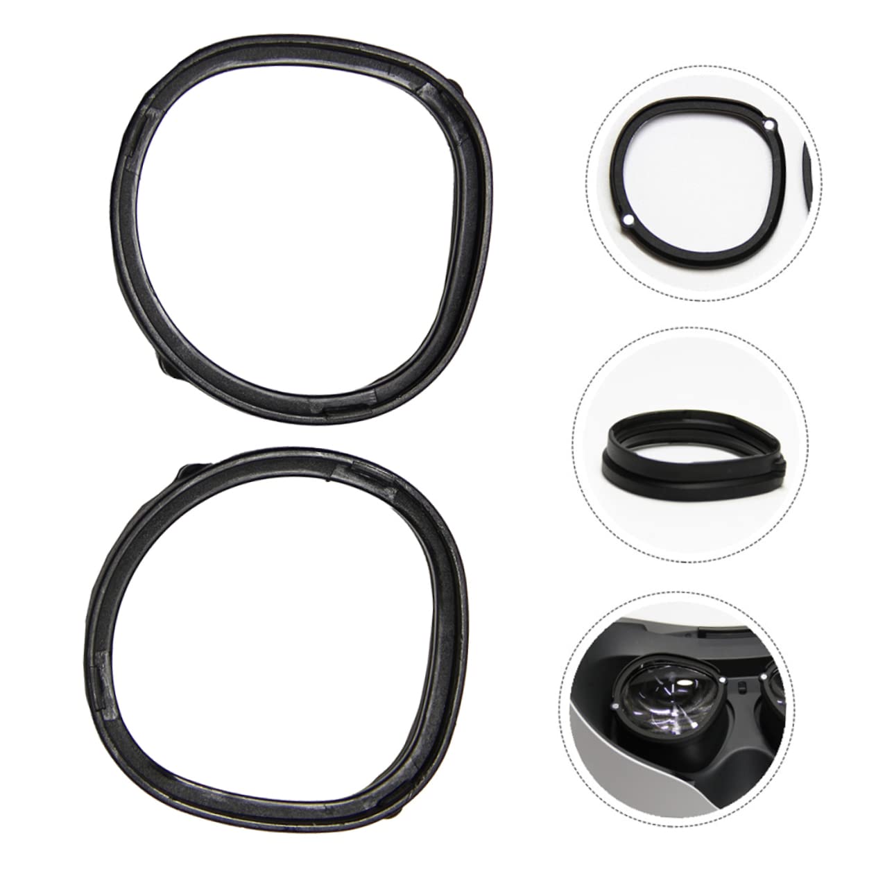 HOMSFOU 6pezzi Anello Protettivo Per Lenti Vr Da Compatibile Con Rift Anti- e Leggero Accessorio Essenziale Per Occhiali Vr Protezione Sicura Per Lenti Virtuali