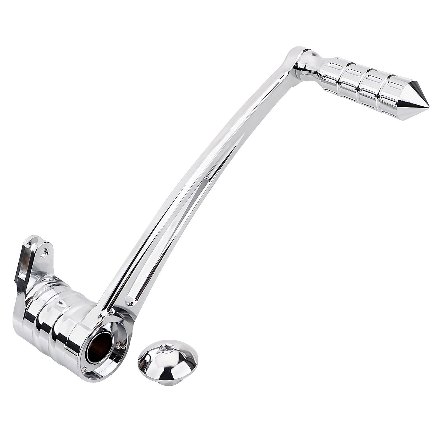 Amazon.com: XMMT Chrome Aluminum Brake Kit Arm Lever Pedal Spike