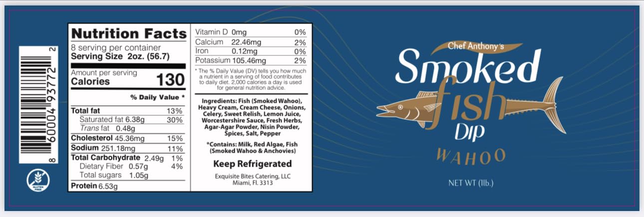Chef Anthony's Smoked Fish Dip (1lb)