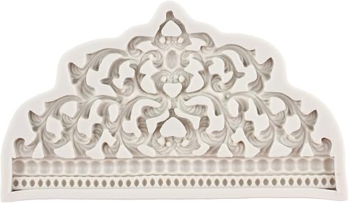 Miniatura 3 de MINFEIDMS Molde de corona de fondant, molde de silicona para decoración de tartas, decoración de cupcakes, pasta de goma de chocolate, arcilla