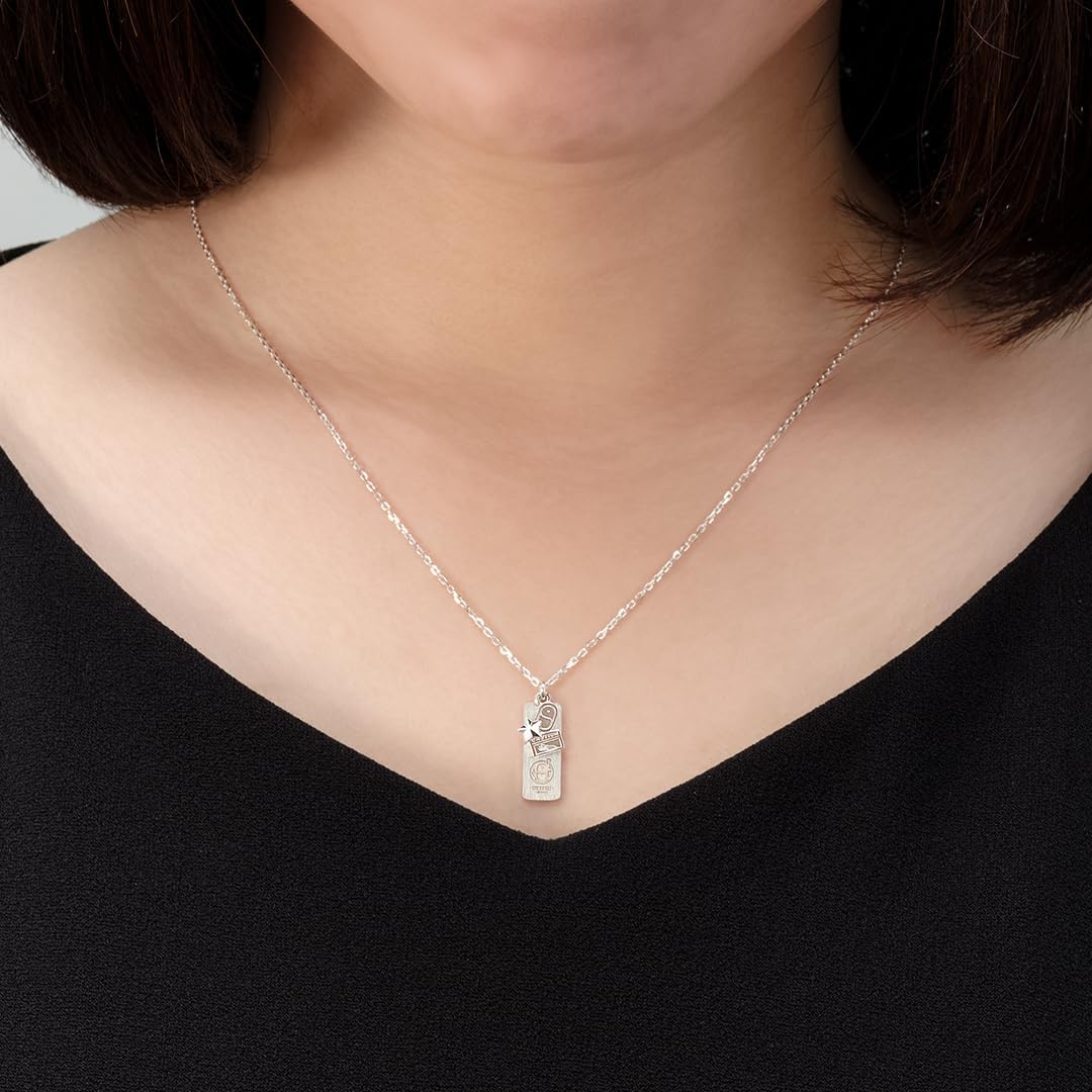 【国内即発】[ユートレジャー] アークナイツ グッズ ネックレス モチーフネックレス（テキサス） シルバー ユニセックス 男女兼用 メンズ レデ