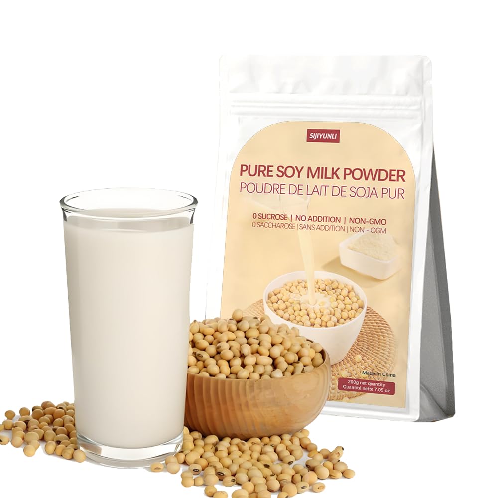 Amazon.com: SIJIYUNLI-Pure Soy Milk Powder 200g/7.05oz Zero