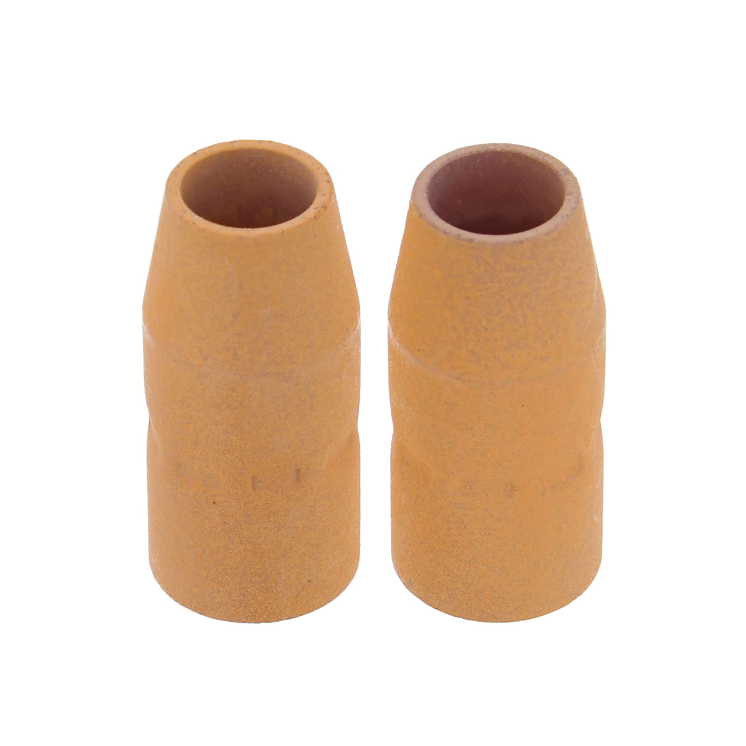 WALTERWelding Nozzle 2pc Set - 1/2in Diameter Pre-Coated E-Weld Nozzles Compatible with M-10 & M-15 Miller Style Guns