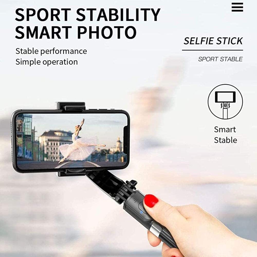 Smartphone Gimbal, Estabilizador de Mano Gimbal Estabilizador de Video para teléfono Inteligente portátil Selfie Stick, Youtuber Selfie Stick para Huawei