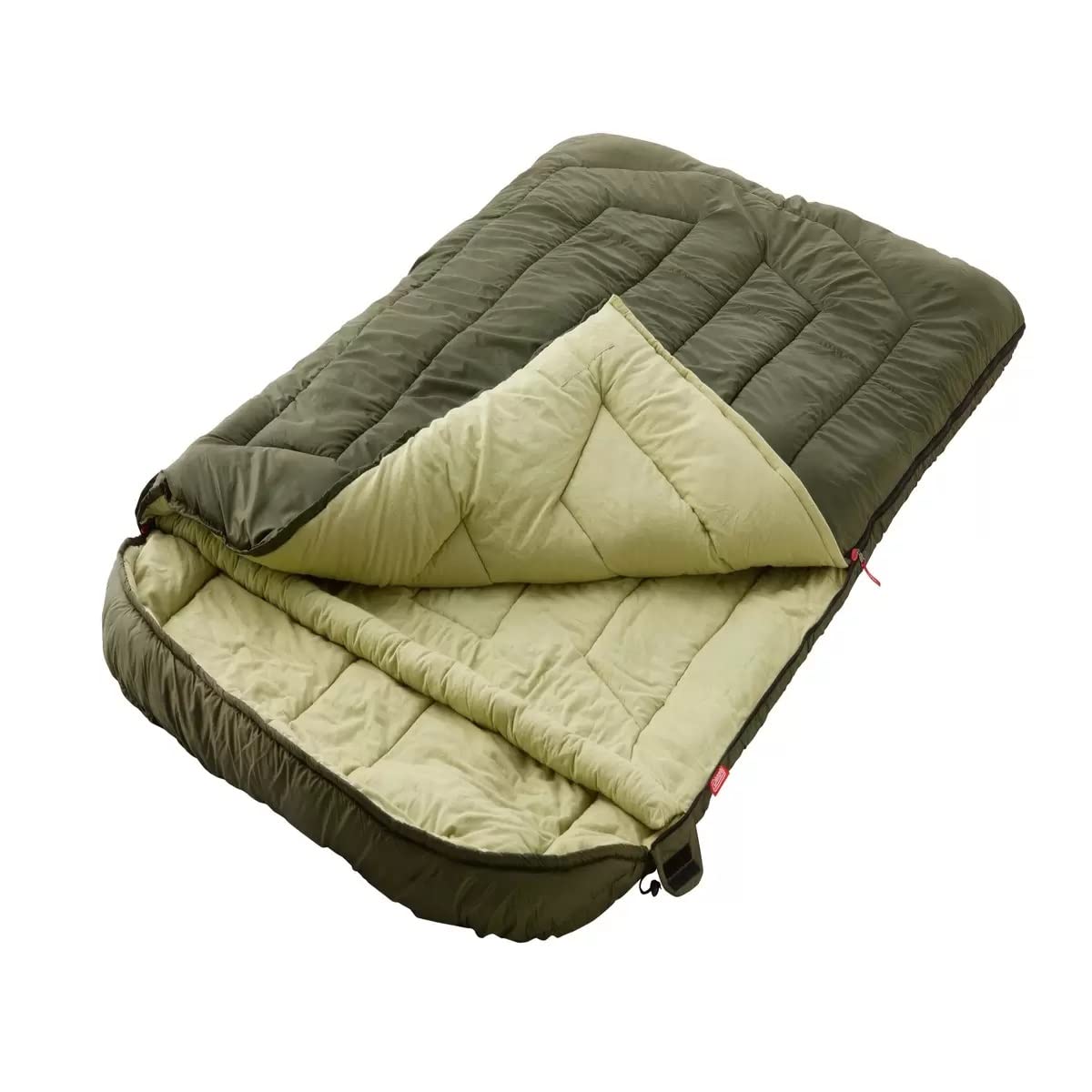 Amazon.co.jp: Coleman Hudson Double Sleeping Bag, Color: Khaki