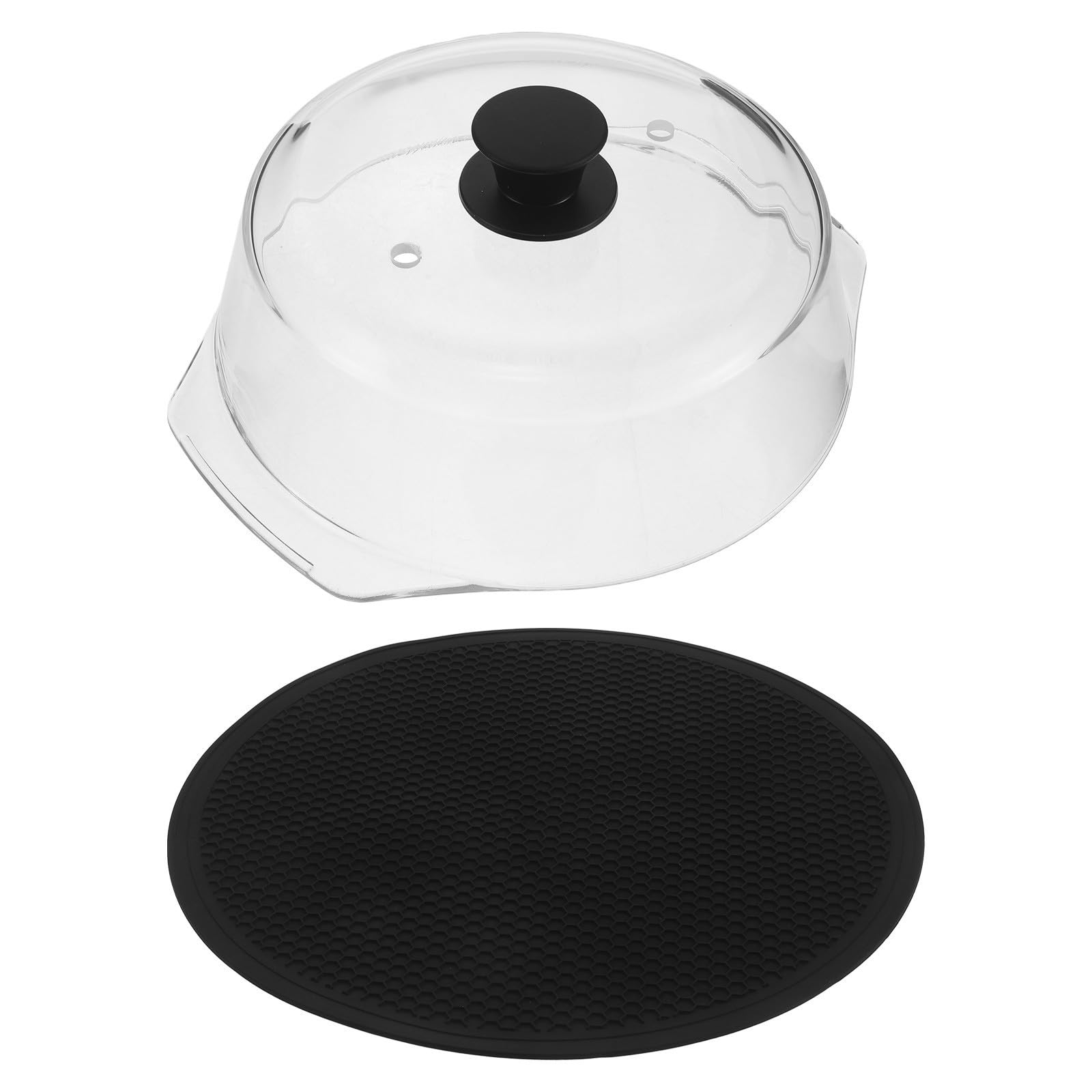 Vidrio Tapa Antisalpicaduras con Ventilación para Microondas