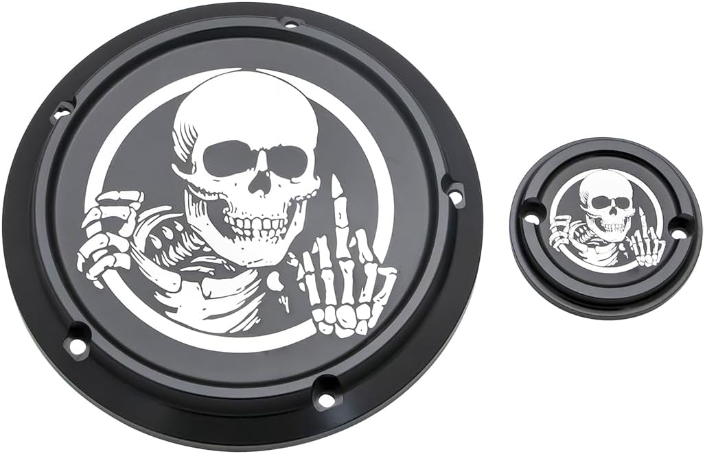 Motorcycle Derby Cover Timing Timer Cover For Harley Fat Boy Street Bob Breakout Deluxe Lower Rider 2019-2024