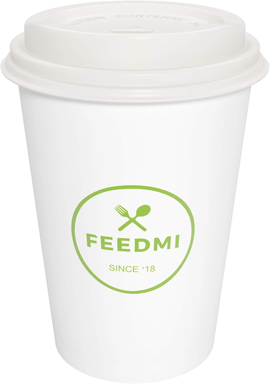FEEDMI Compostable Hot Cup EcoFriendly Disposable Cups with Lids For Coffee and