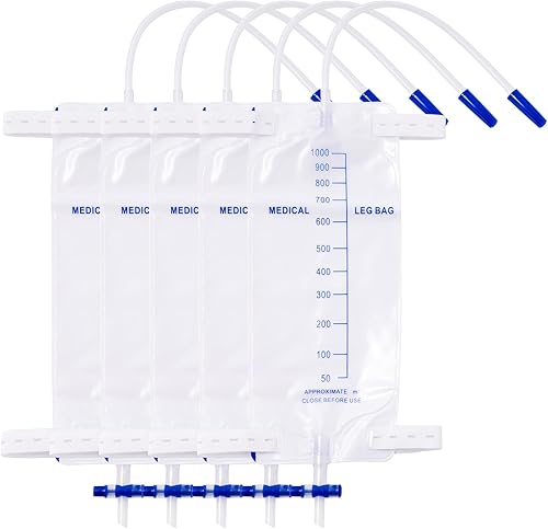Miniatura 2 de Paquete de 5 bolsas de pierna para drenaje urinario