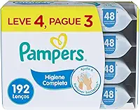 Lenços Umedecidos Pampers Higiene Completa - 192 lenços