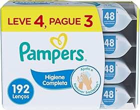 Lenços Umedecidos Pampers Higiene Completa192 Unidades