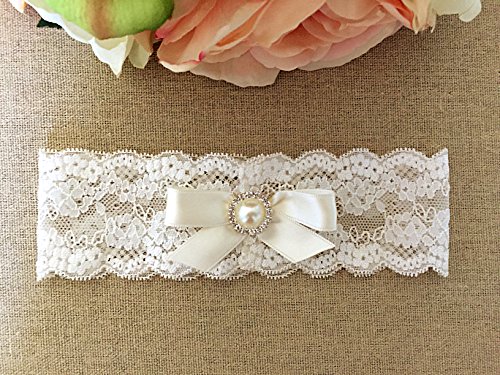 Ivory Lace Garter, Bridal Wedding Garter, Toss Garter