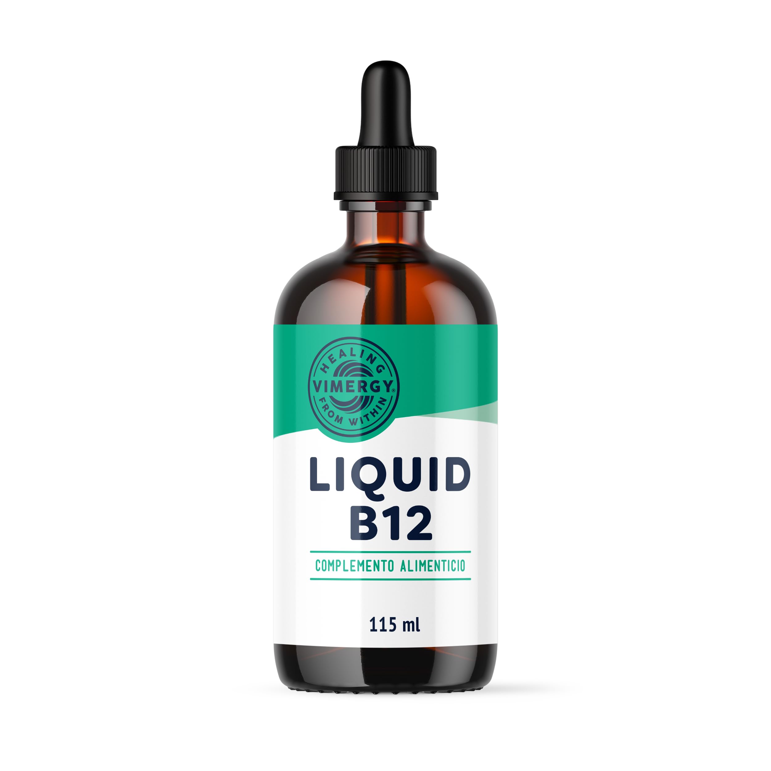 Vimergy Liquid B12 – 115 ml – Vitamina B12 Líquida - Vitamina B12 Vegana Sabor Dulce Natural – Sin Azúcar Refinado ni Gluten – Sin OMG – Apta para Keto y Paleo