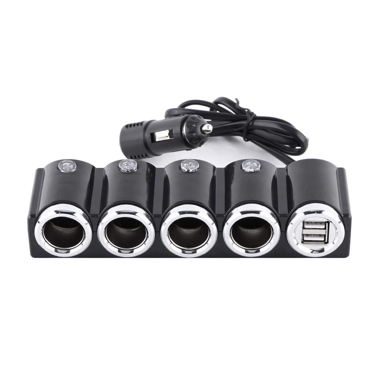Kuuleyn Accendisigari, accendisigari per Auto, DC 12V/24V USB 4