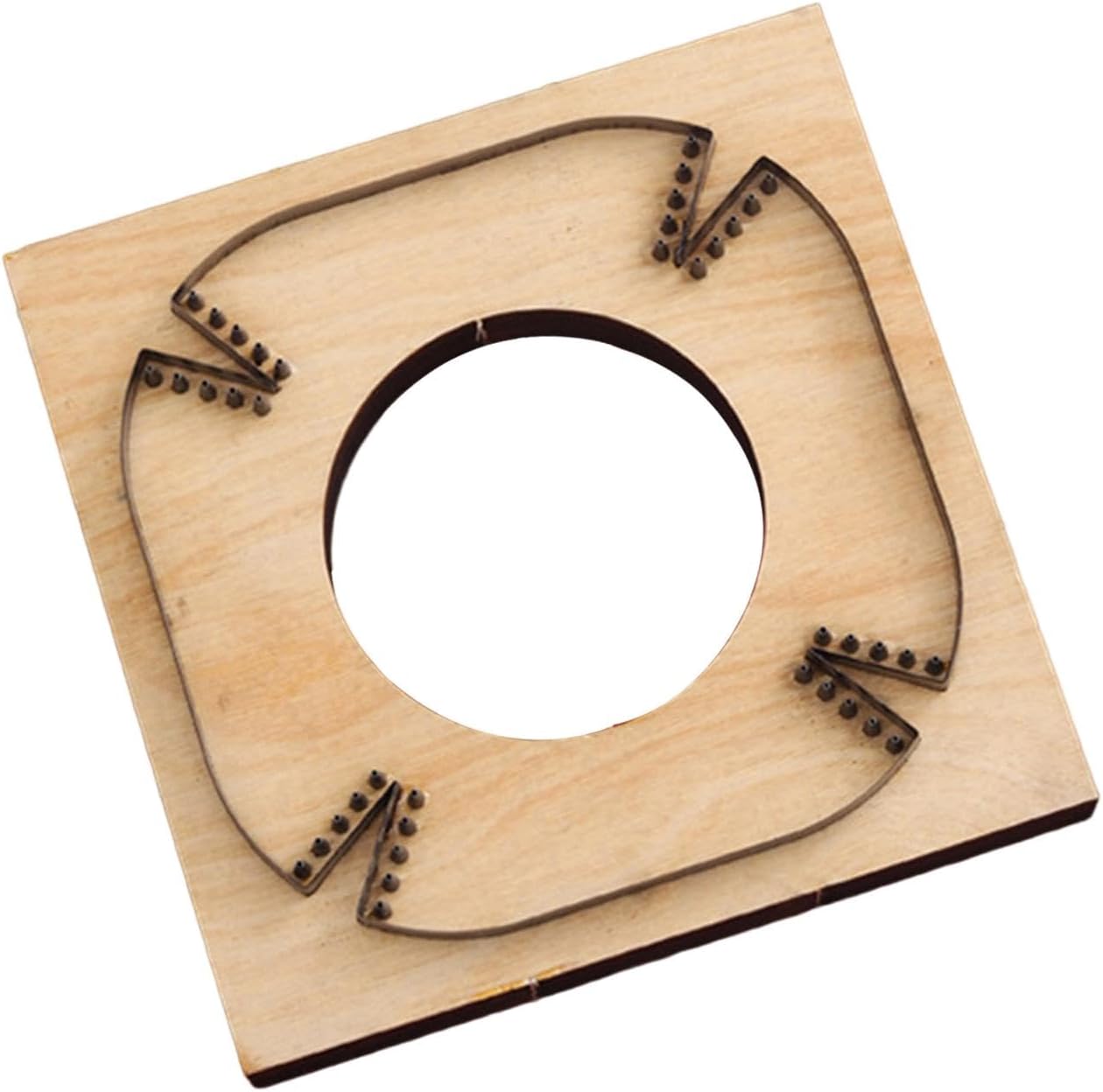 Yiju Leather Cutting Die Metal Leather Plate Catchall Tray Mold DIY Making Punch Template
