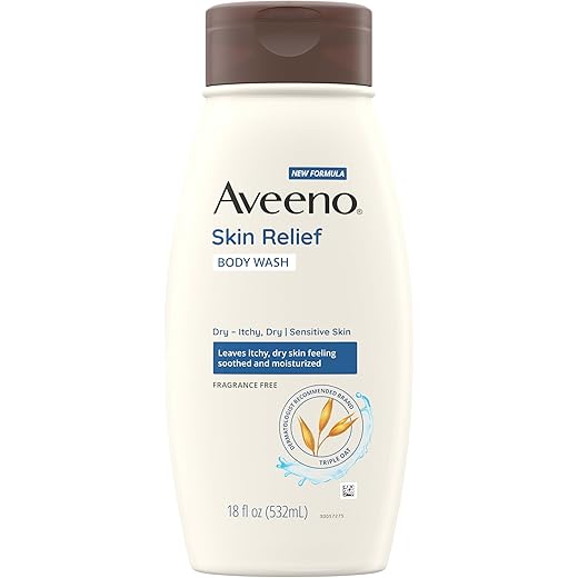 Aveeno Skin Relief Body Wash Oatmeal 18oz