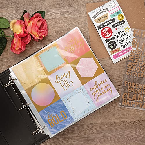 Samsill 41211 Scrapbook Refill Pages 12X12 Inch, 30 Pack, Fits 3 Ring Scrapbook Binders And 12X12 Photo Albums thumb #7