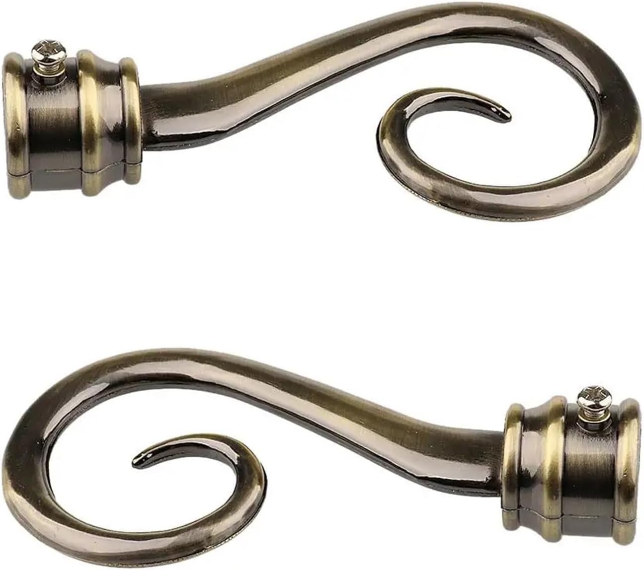 Curtain Rod Finials 4 Pcs Finials for Curtain Rods Window Treatment Finials Decorative Curtain Rod Finials End Cap Finials for Curtain Rods