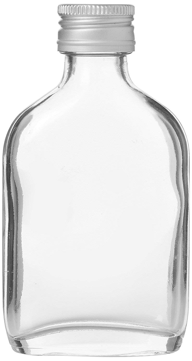 Buy 210 X 50ml Small Glass Flask Bottles for Wedding Favours and Zam