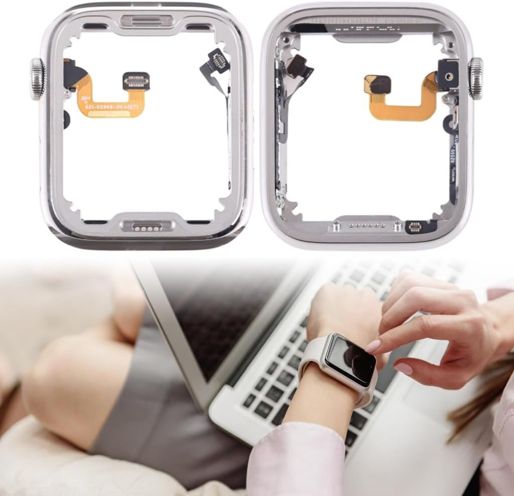 Stainless Steel Smartwatch Housing Middle FrameWith Builtin Speaker Easy Installation for Watch Series 6 44mm