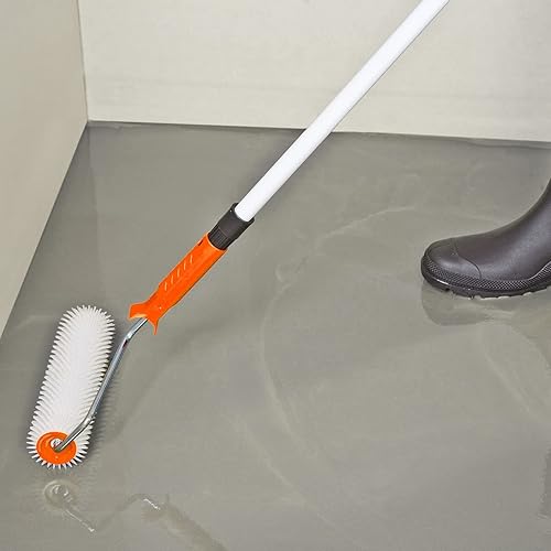 Miniatura 6 de HNBun - Rodillo de látex de 9.1in para suelo de aireación, autonivelable, con clavos, fácil de instalar y operar