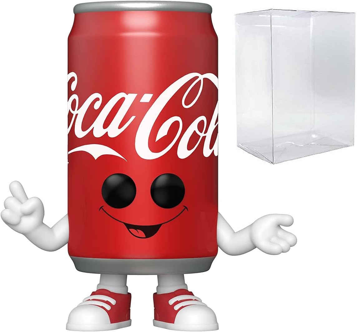 POP Ad Icons: Coke Can Funko Vinyl Figure (Bundled with Compatible Box Protector Case), Multicolored, 3.75 inches
