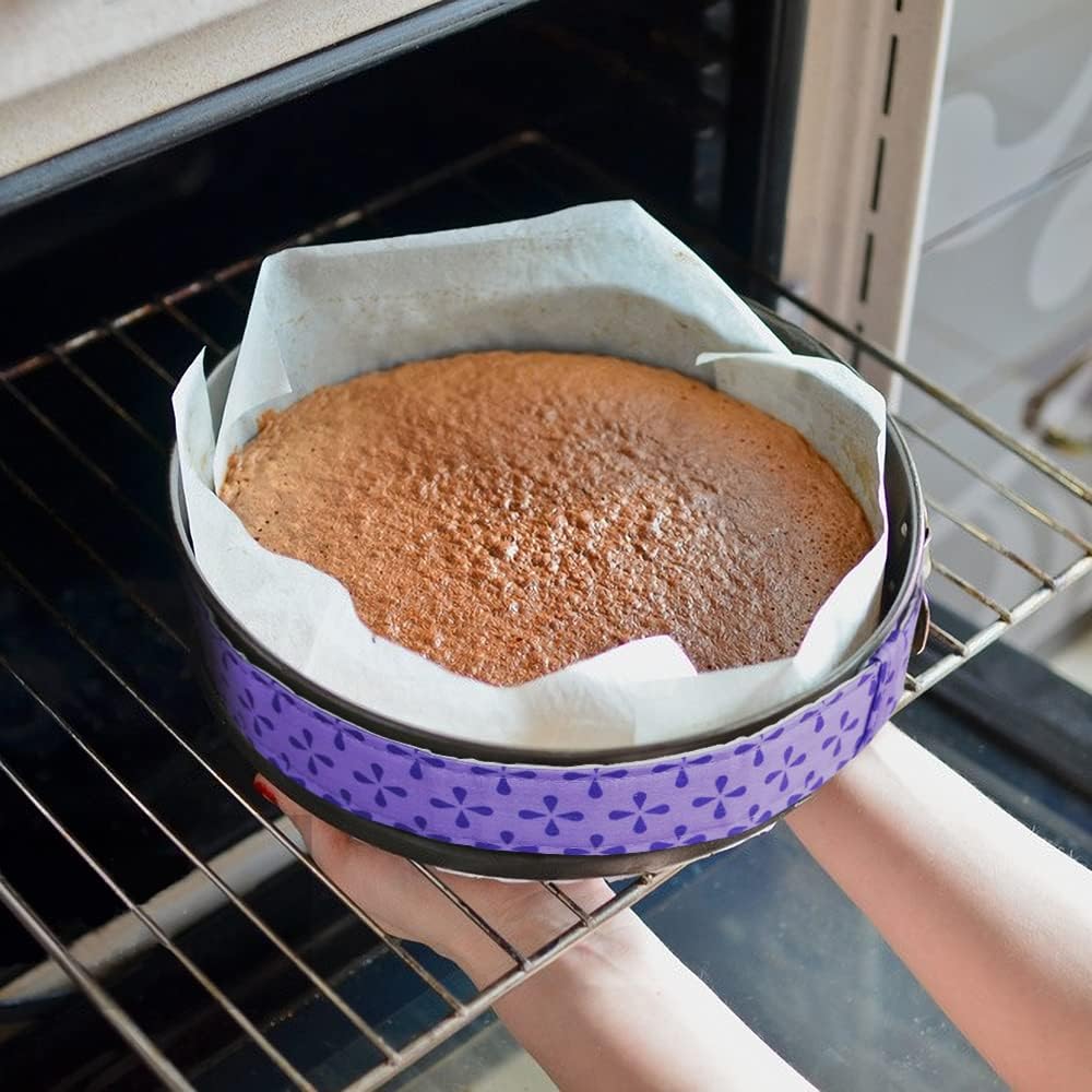 Chocolate Cake Bake Even Cake Strips Diy Wrap Strips 2-Pack Bake