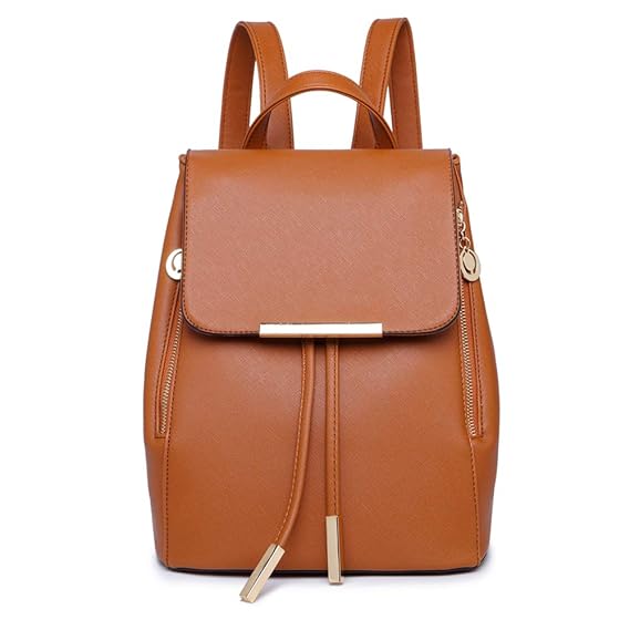 B&E LIFE Fashion Shoulder Bag Rucksack PU Leather Women Girls Ladies Backpack Travel bag