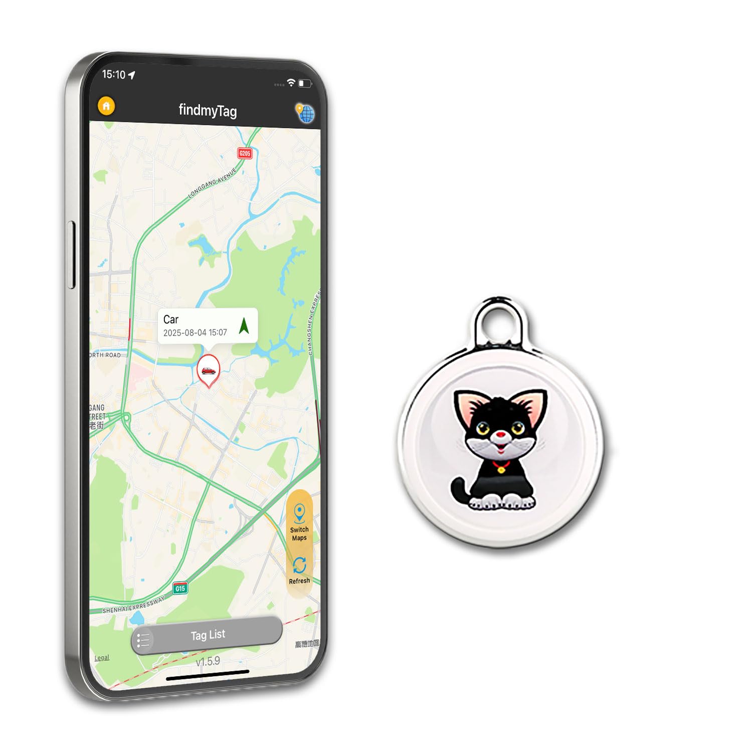 Photo 1 of GPS Tracker for Dogs, Real-Time Tracking & Anti-Lost Alerts, No Monthly