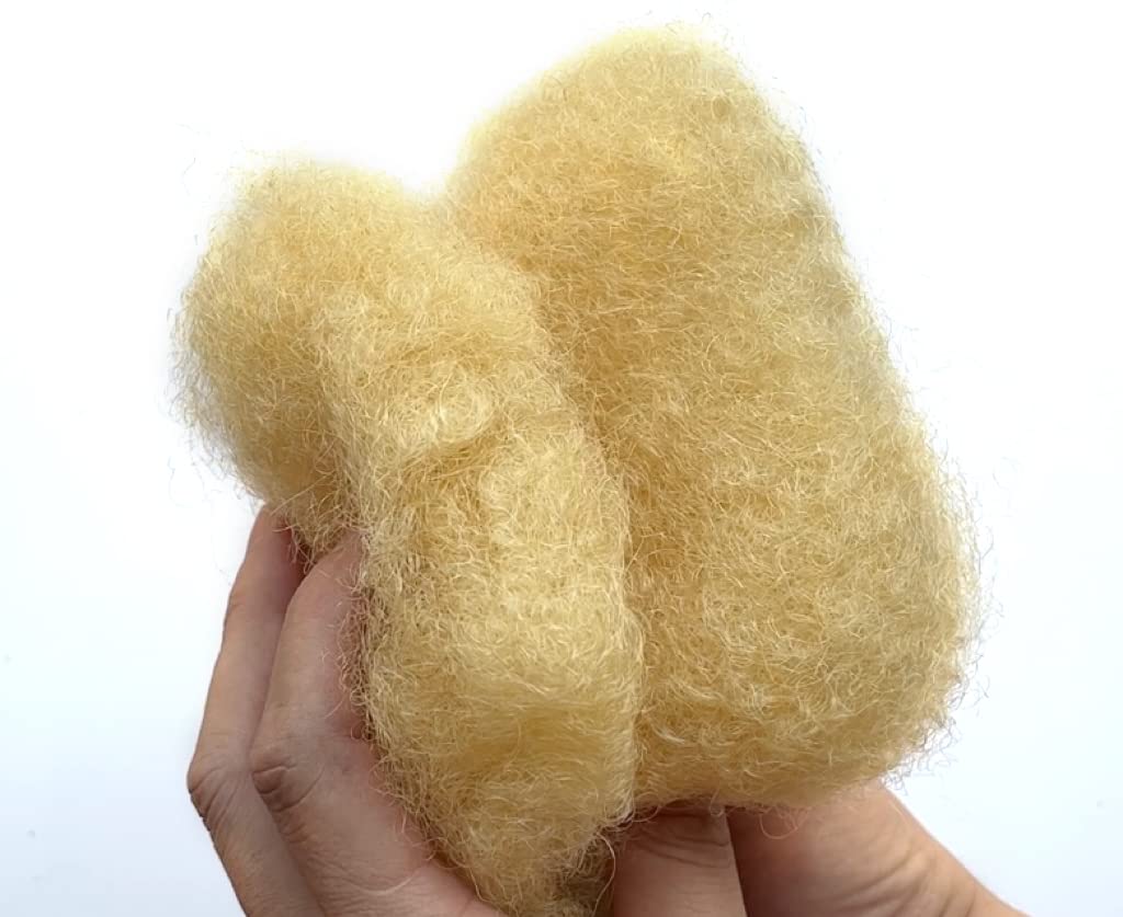 Afro Kinky Bulk 100 ％ Human Hair for Dreadlock Extensions,8-16 Inch 60g 2 Bundles/Package #613,Making Dreadlocks Twist or Braids Repair Extensions