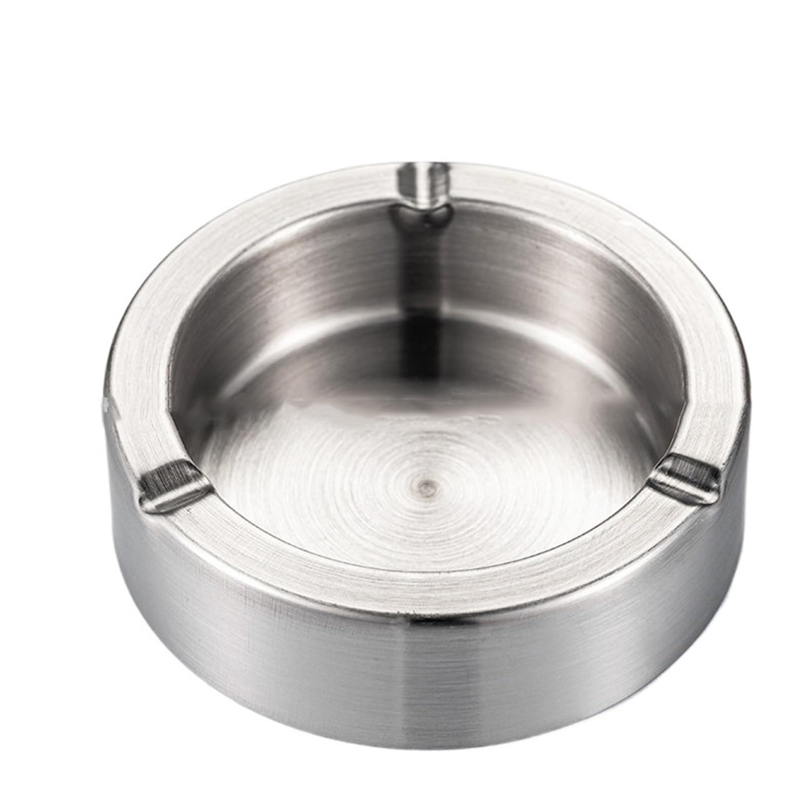 Zhaoj24-05 Cigar Ashtrays Stainless Steel Ashtray Household Living Room Office Commercial Large-sized Anti Drop(Gris)