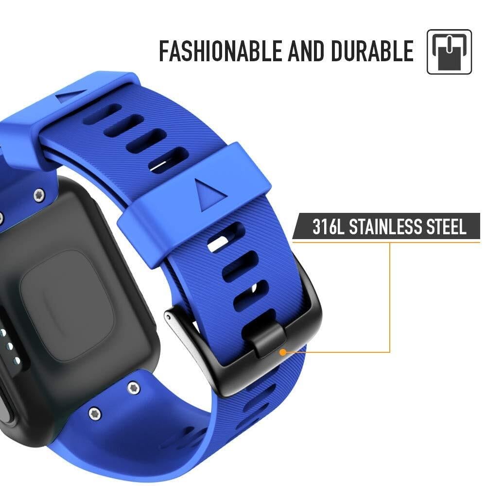 2 szt. do Garmin Forerunner 35 miękkie silikonowe paski zastępcze