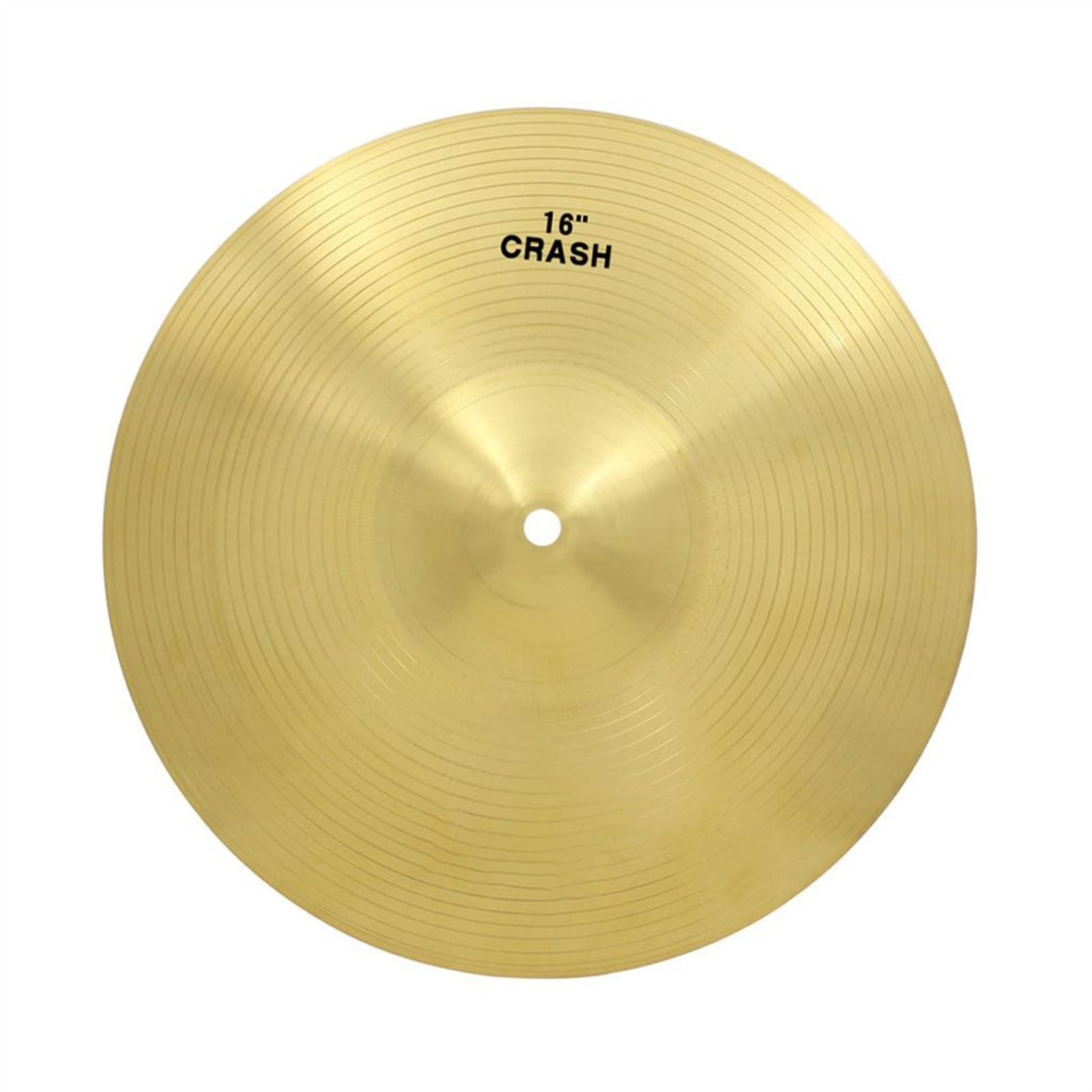 Cymbale Crash Professionnelle en Alliage De Laiton De 16 Pouces pour Les Étudiants Débutants Accessoires pour Instruments à Percussion