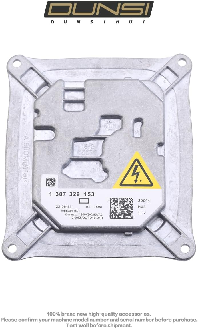 OCESTORE DUNSI HID Ballast 63117182520 130732915301 Replacement for DTS/Cooper/328i 328xi 335i 335xi 645i 650i M6 X3 X5 Headlight Control Unit Module