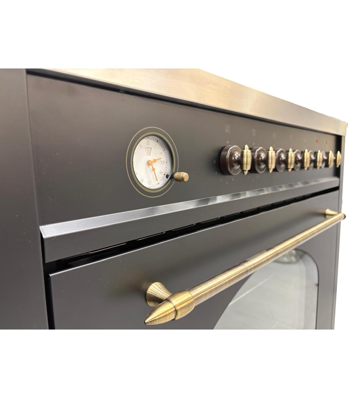 SOLTHERMIC® COCINA 90X60 VTI90ANEGRA INDUCCION HORNO 105L / ALTA GAMA